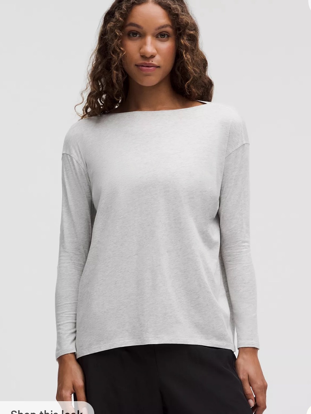 Lululemon gray long sleeve